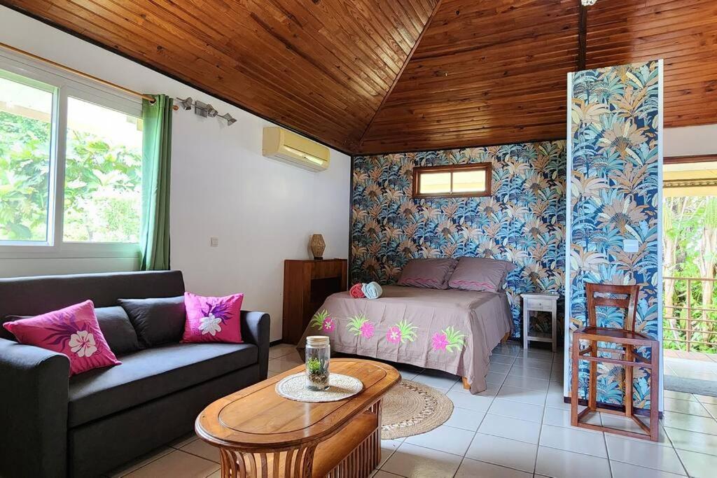 Bungalow Tipanier - Vue Parfaite Tevaitoa ภายนอก รูปภาพ
